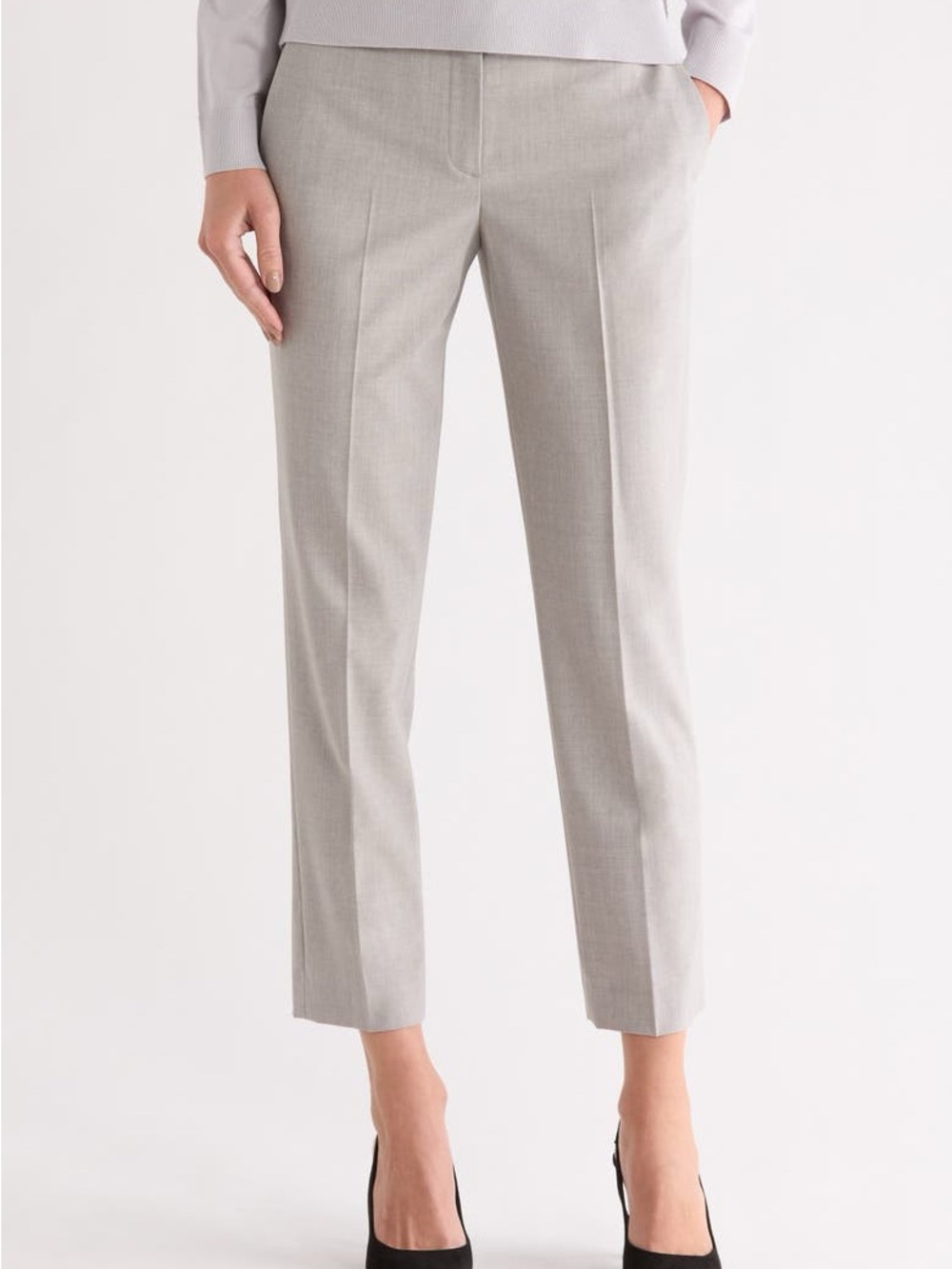 Theory Classic Straight-Leg Women's Pants in Taupe